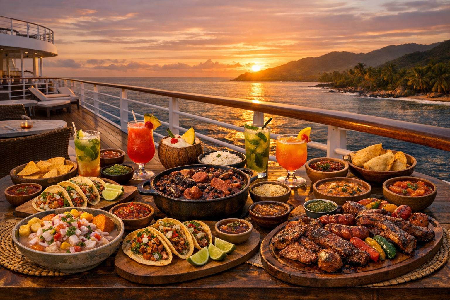 Gastronomía latinoamericana en alta mar: guía de sabores para tu próximo crucero