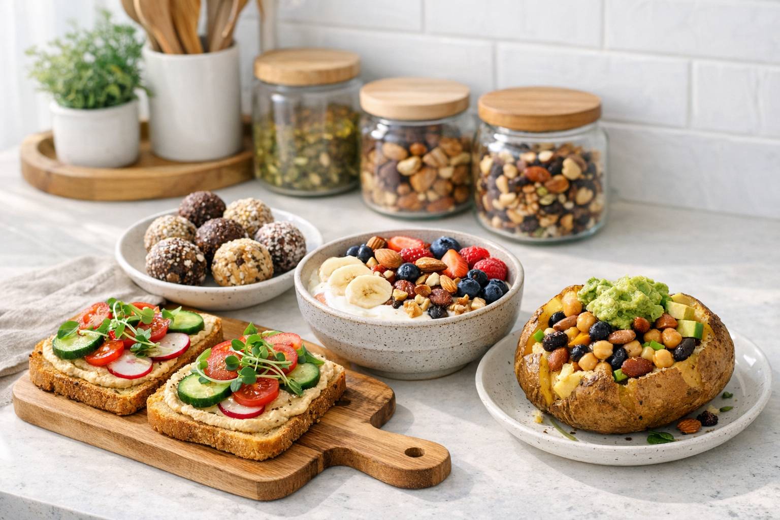 Ideas de snacks caseros para después de hacer deporte sin salir de la cocina